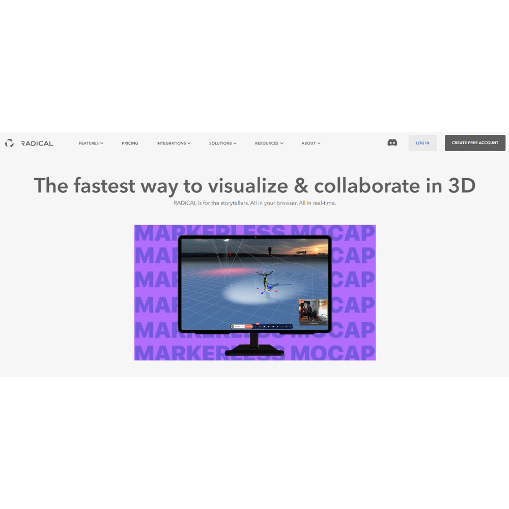 RADiCAL – AI Motion Capture & 3D Animation Platform