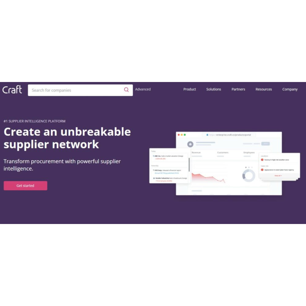 Craft – AI-Powered Supply Chain Risk Platform