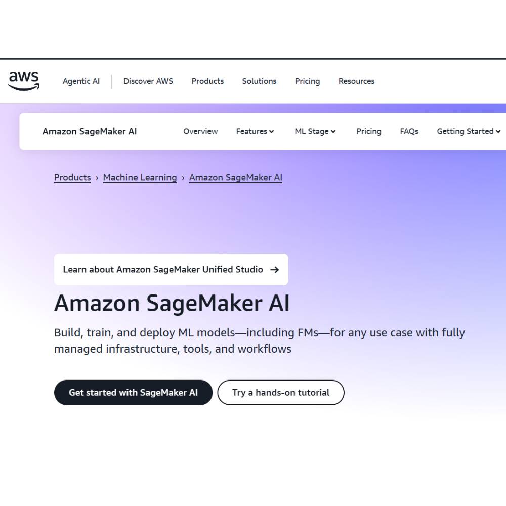 Amazon SageMaker – AI Machine Learning Platform for Model Development