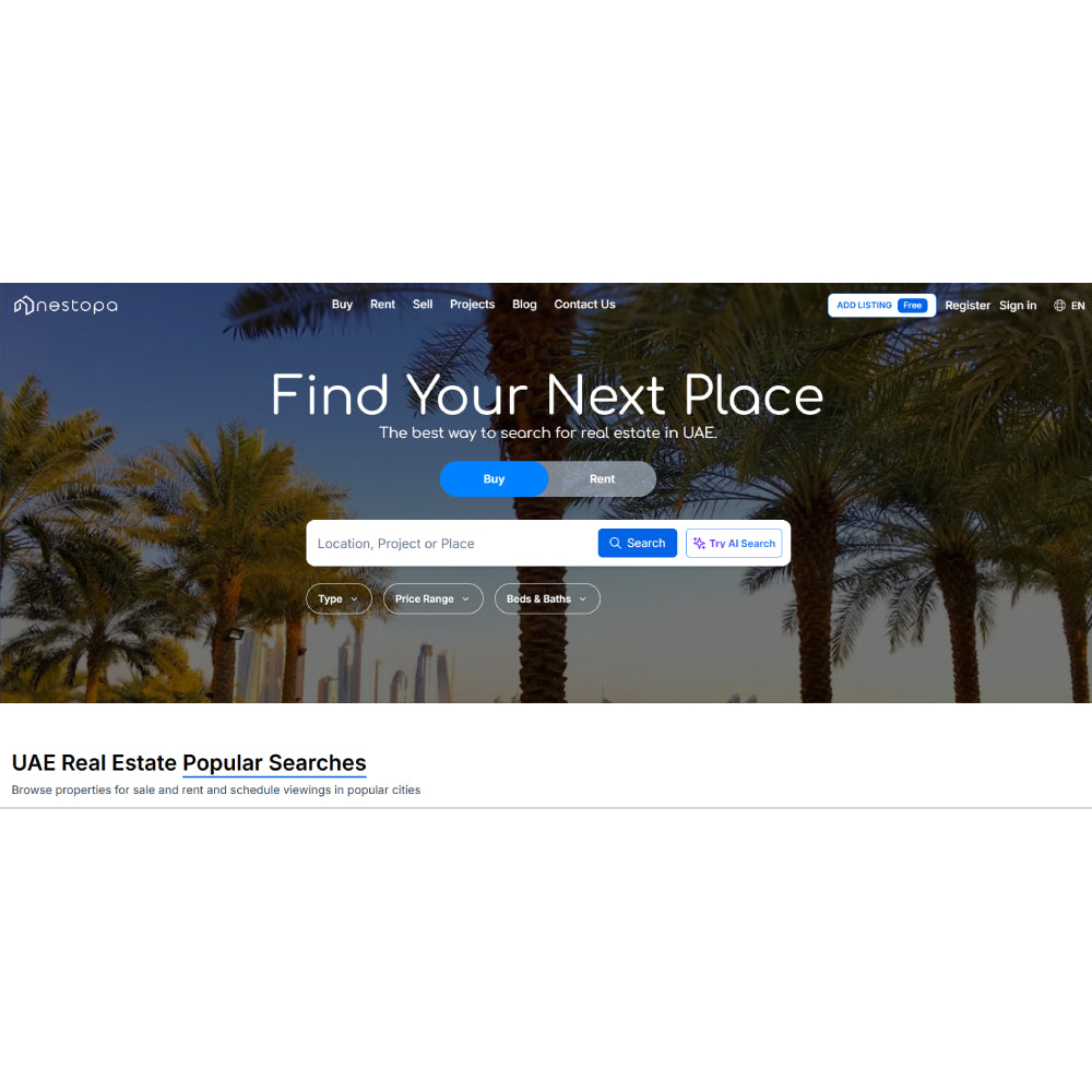 Nestopa – AI-Powered Real Estate Platform