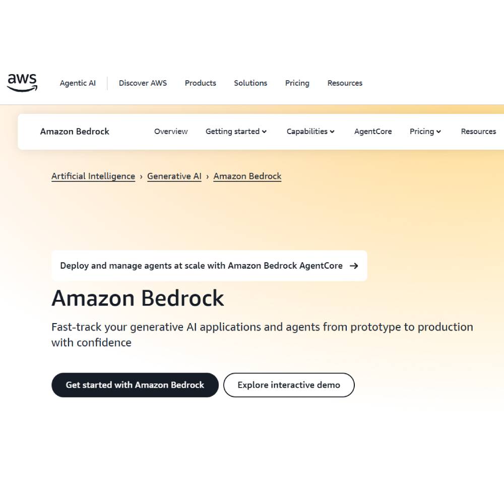 Amazon Bedrock – AI Generative Foundation Model Platform