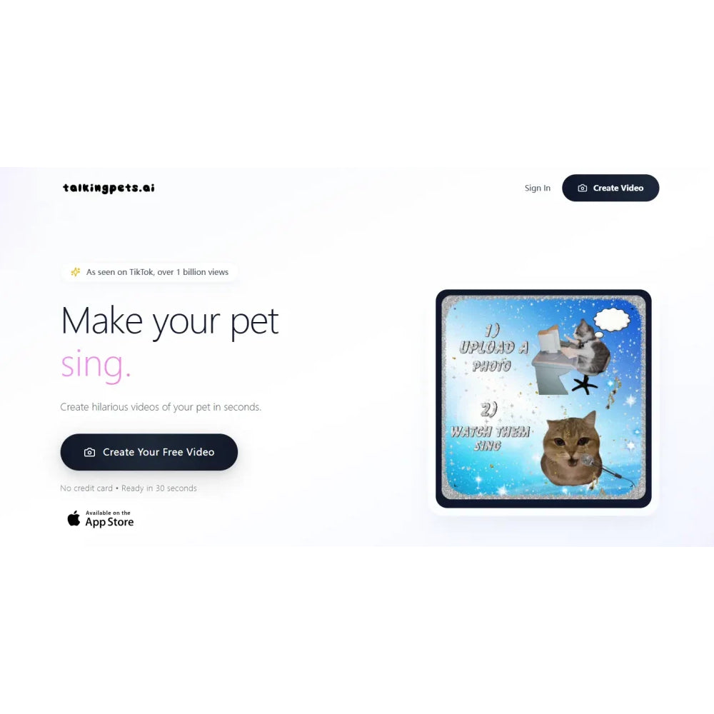 TalkingPets.ai – AI Pet Animation & Talking Pet Video Creator