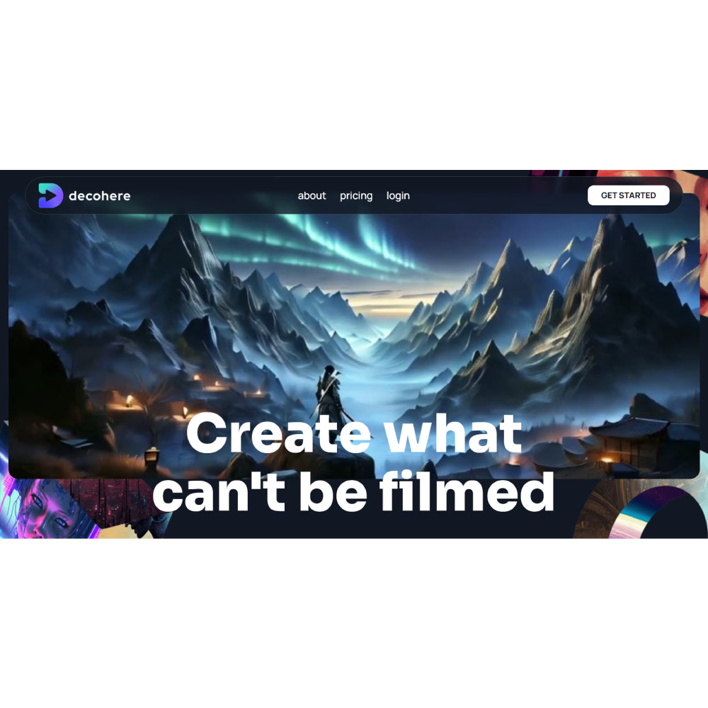 Decohere – AI 3D Modeling & Animation Platform