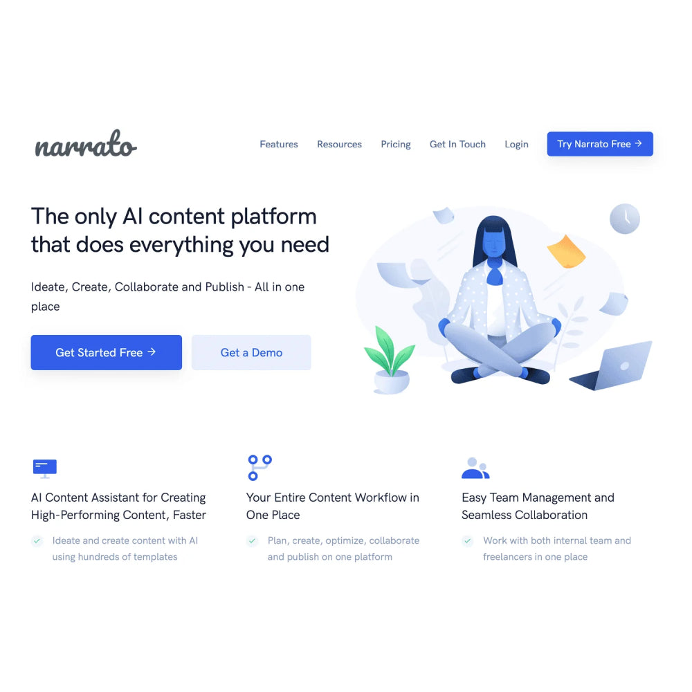 Narrato – AI-Powered Content Creation & Workflow Platform