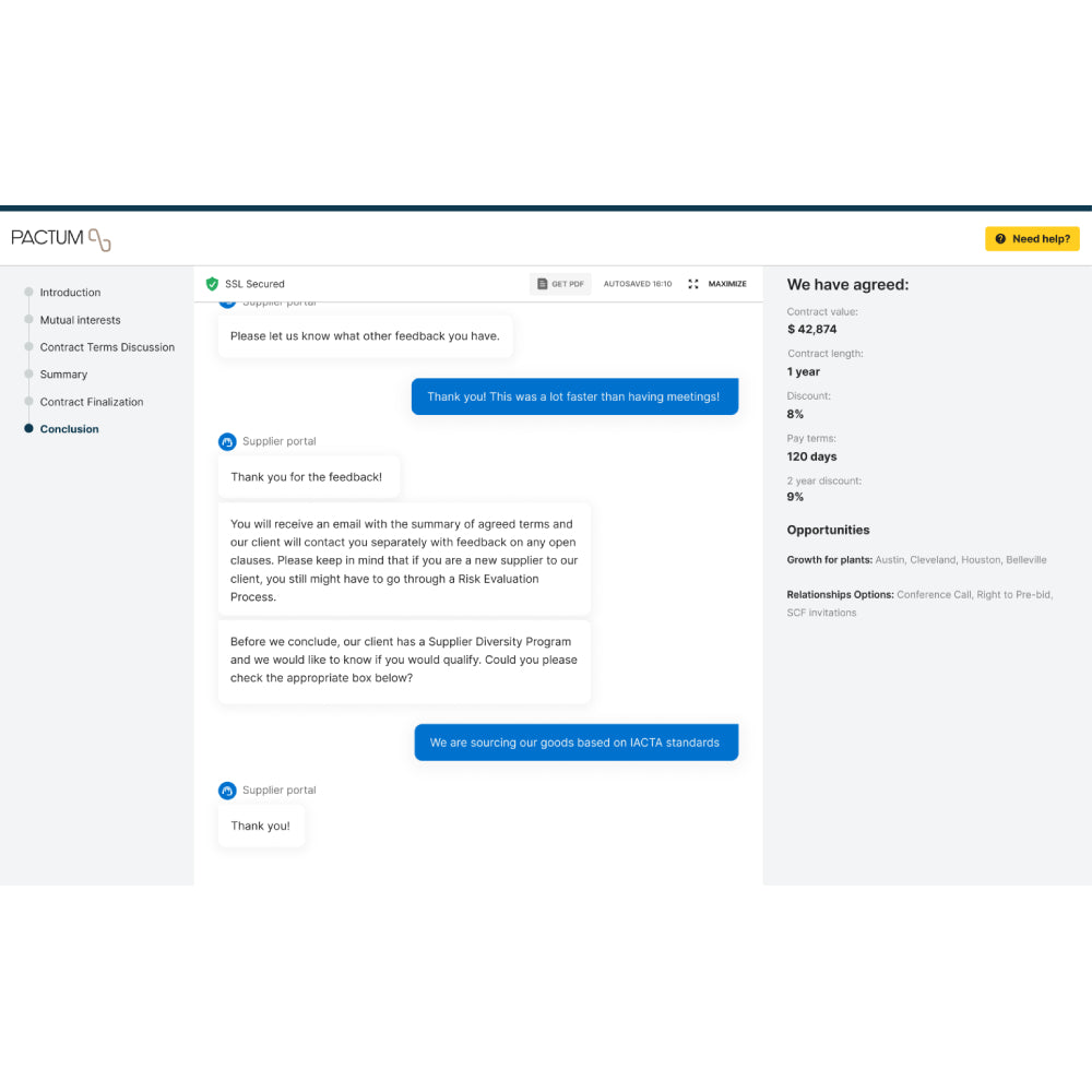 Pactum – AI-Powered Procurement & Vendor Management