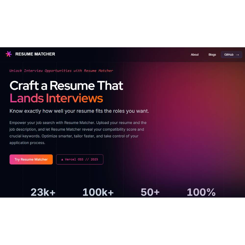 Resume Matcher — AI Resume and Job Description Comparison Platform