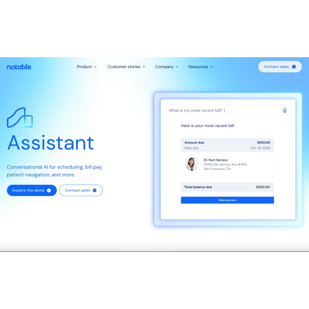 Notable – AI-Powered Patient Engagement & Workflow Automation