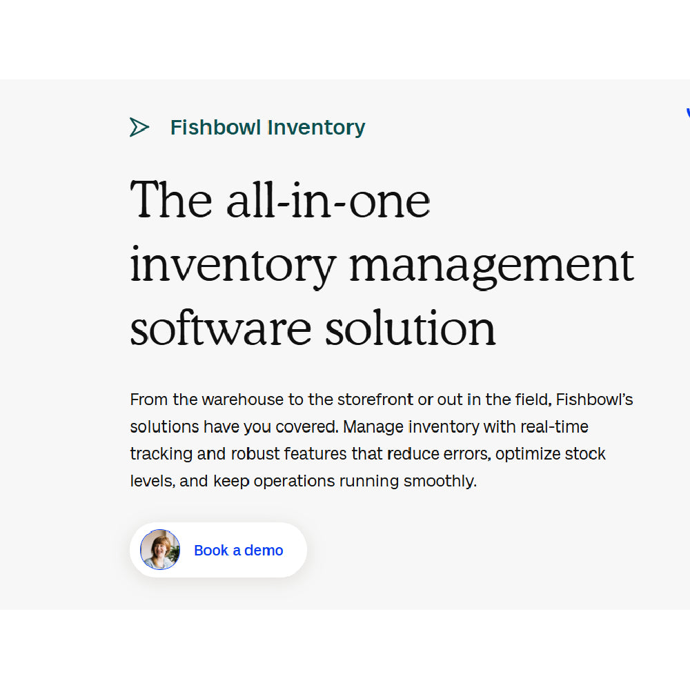 Fishbowl – AI-Powered Inventory Management