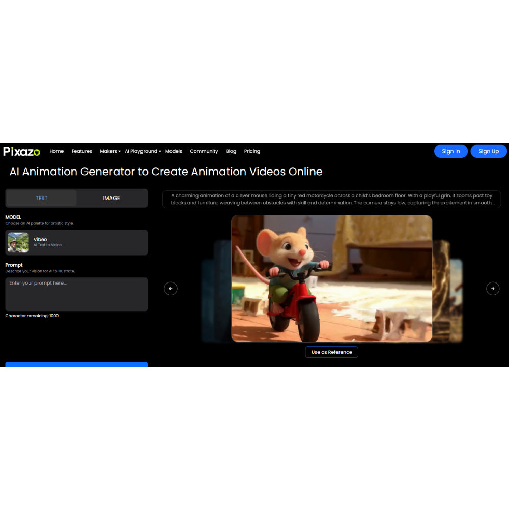 Pixazo – AI Animation & Video Creation Platform
