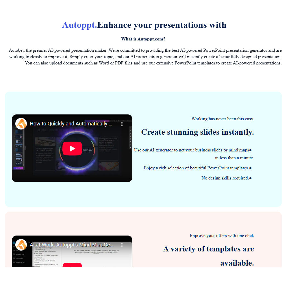 Autoppt — AI Presentation Generator