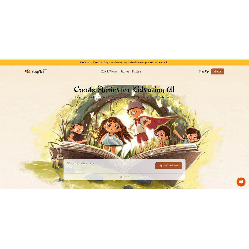 Storybee – AI Personalized Illustrated Story Generator