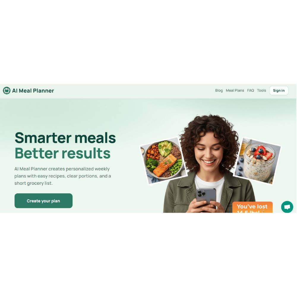 Mealmind.io – Smart AI Meal Planning & Interactive Nutrition Assistant