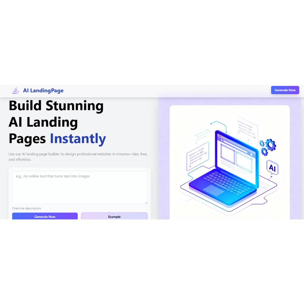 Landing Page AI – AI-Powered Landing Page & Website Builder