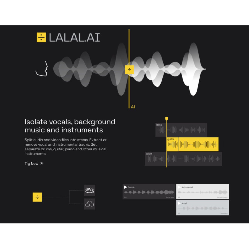 LALAL AI – AI-Powered Vocal & Instrument Stem Separation