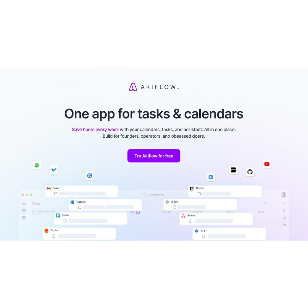 Akiflow – AI-Powered Time-Blocking Digital Planner