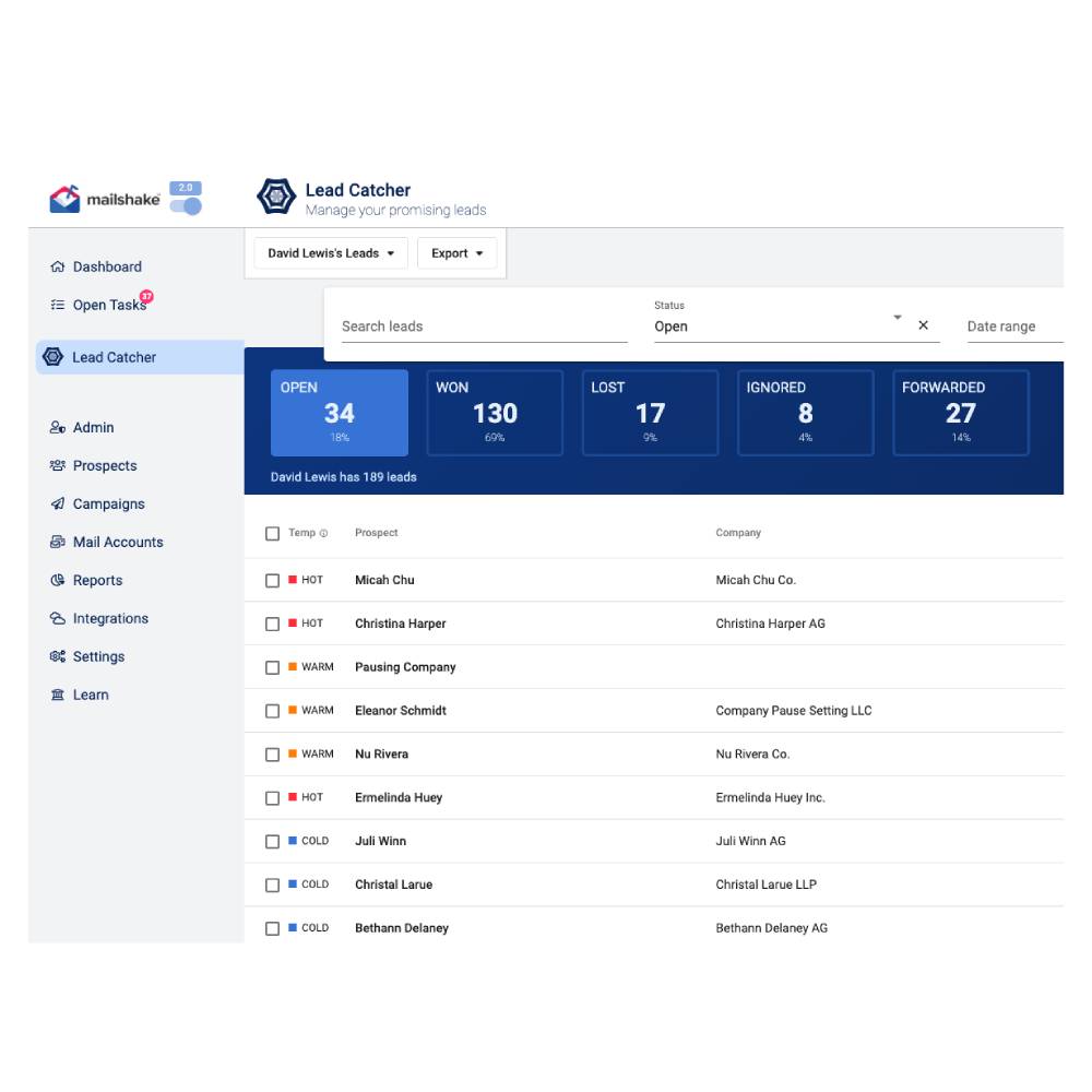 Mailshake – Sales Engagement & Outreach Automation