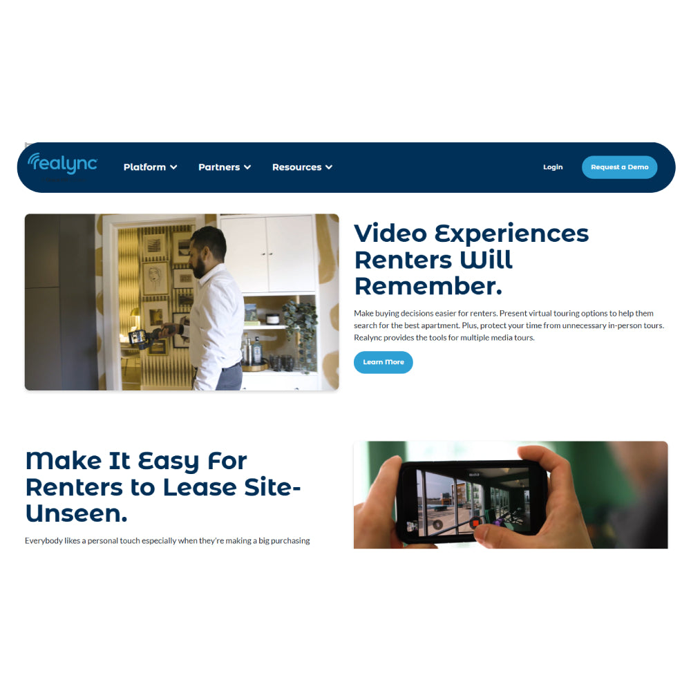 Realync – Video Leasing & Resident Engagement Platform for Multifamily