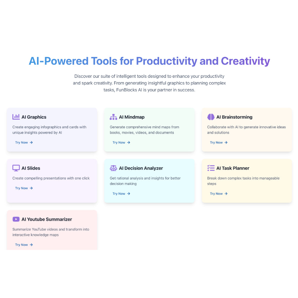 FunBlocks – AI-Enhanced Creative Ideation