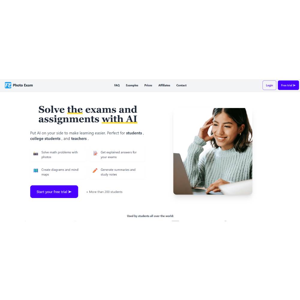 FotoExamen — Photo-Based Quiz Solver and Study Explainer