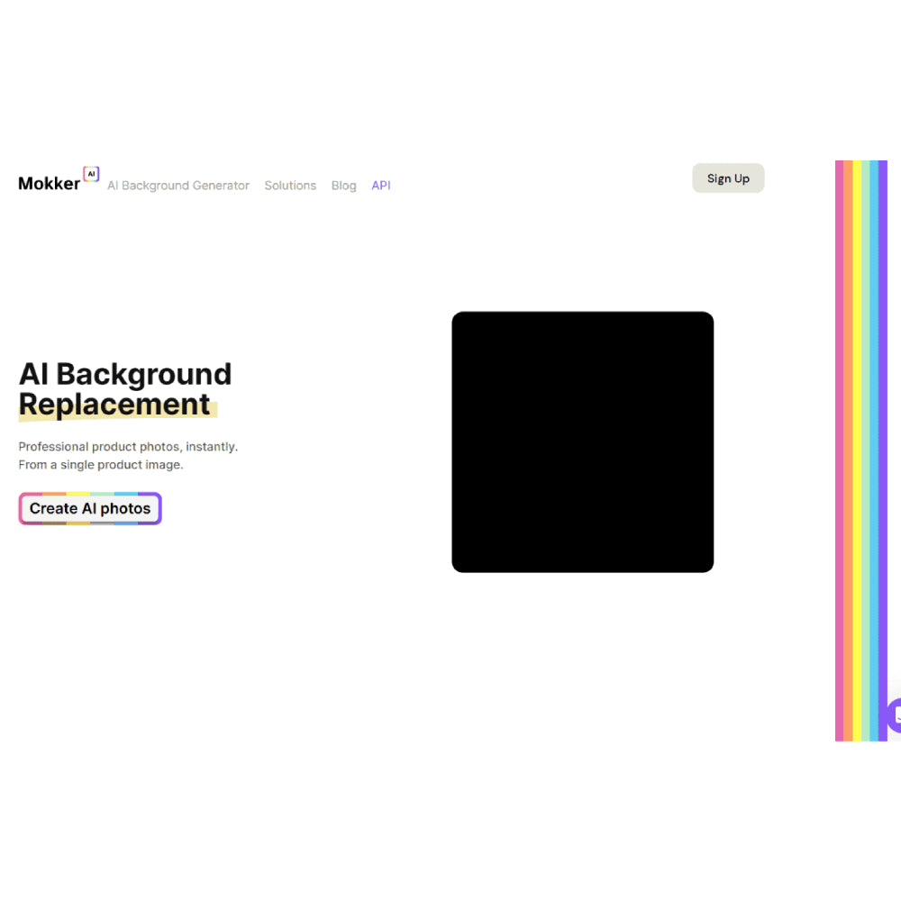 Mokker AI – Instant AI Product Photography Studio