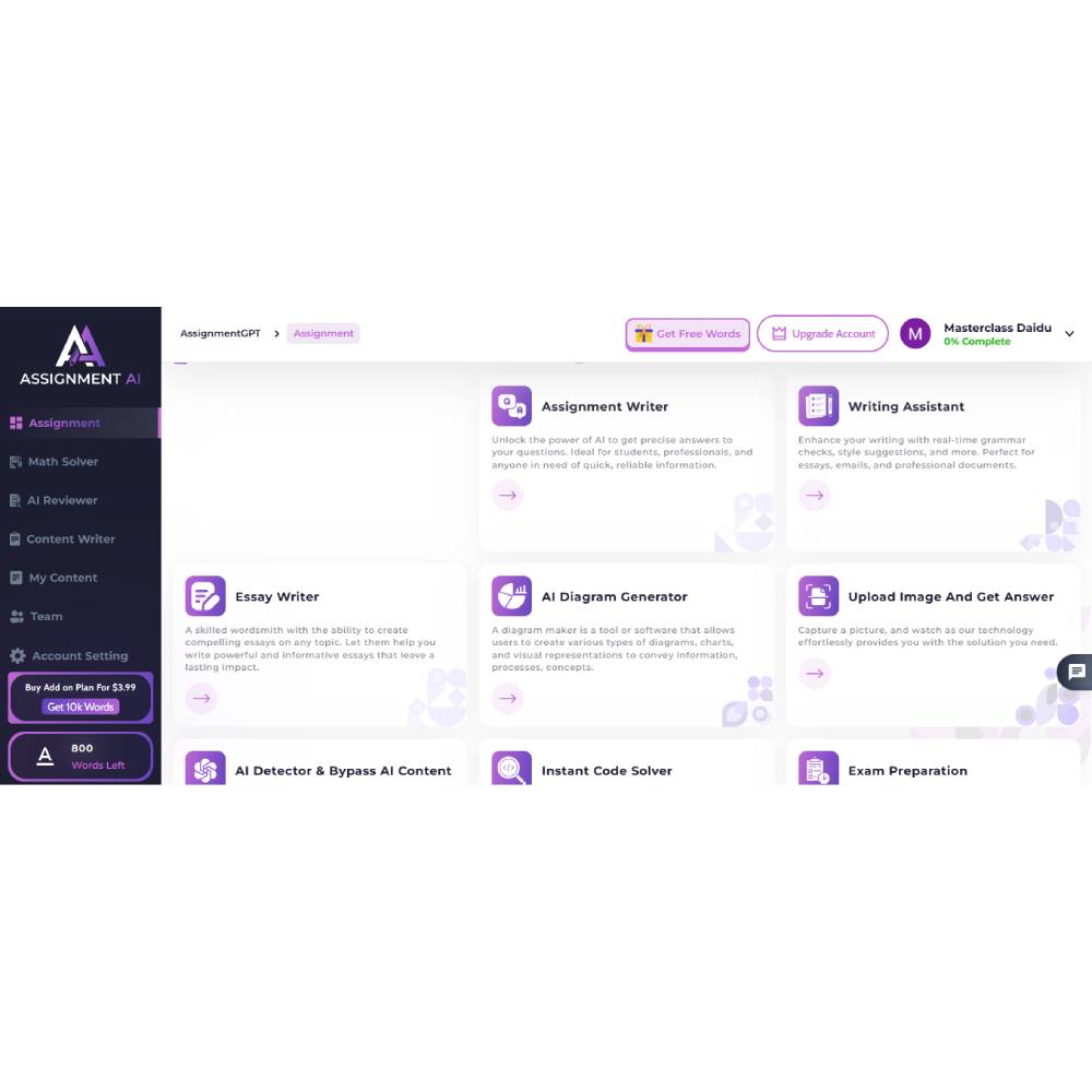 AssignmentGPT.ai – Academic & Research Assistant for Students