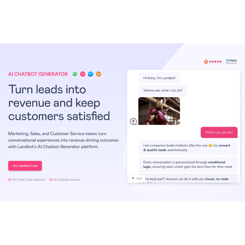 Landbot AI – Conversational AI & Chatbot Automation