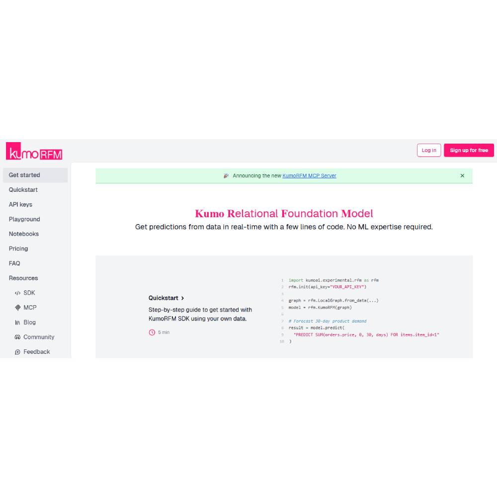 Kumo AI – Predictive AI Platform for Relational Data