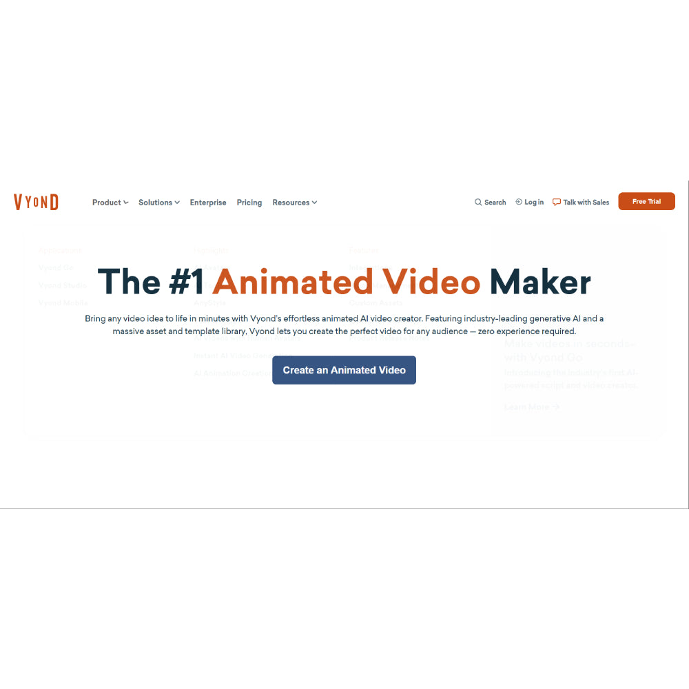Vyond – AI-Powered Animation & Video Creation Platform