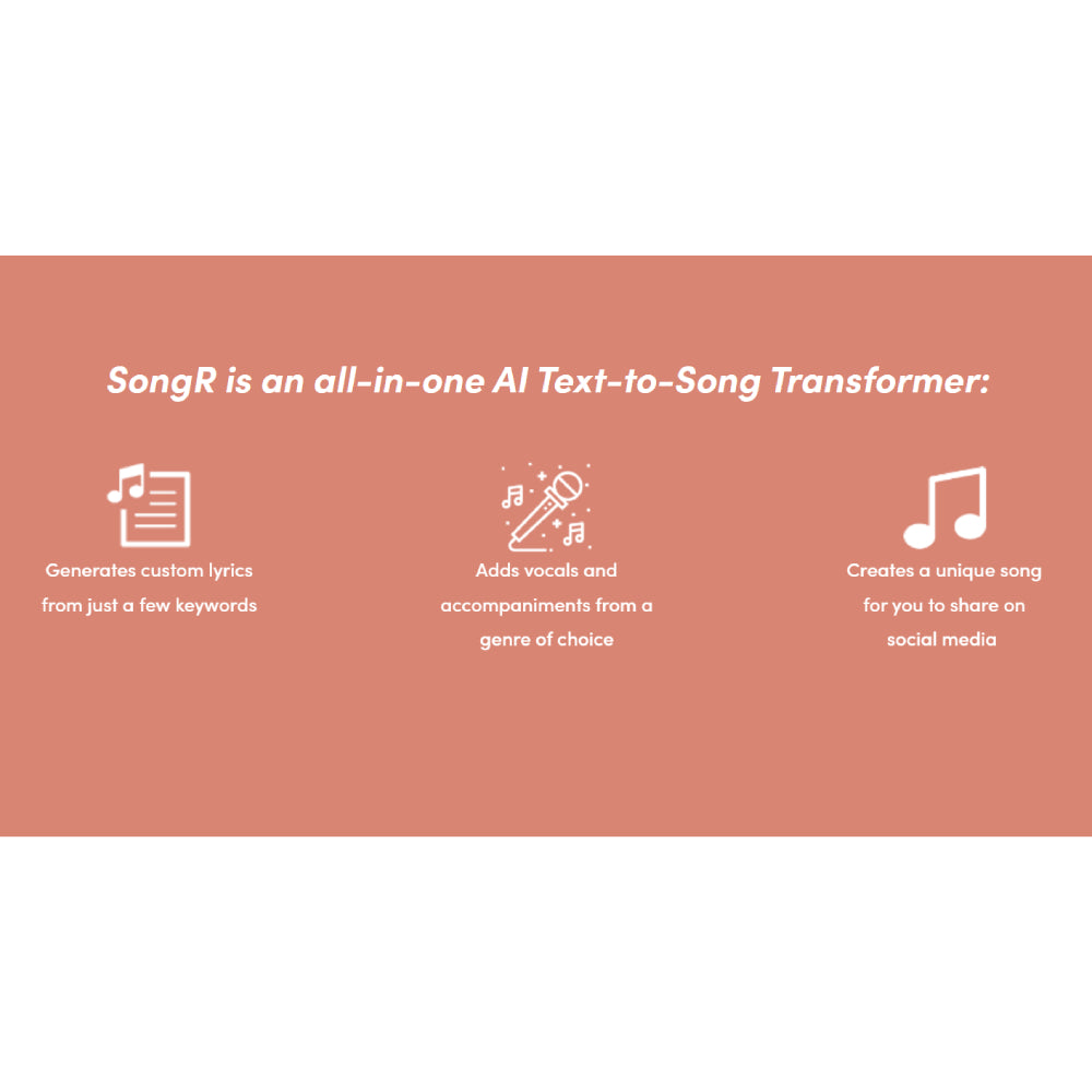 SongR – AI-Powered Songwriting & Music Creation Platform
