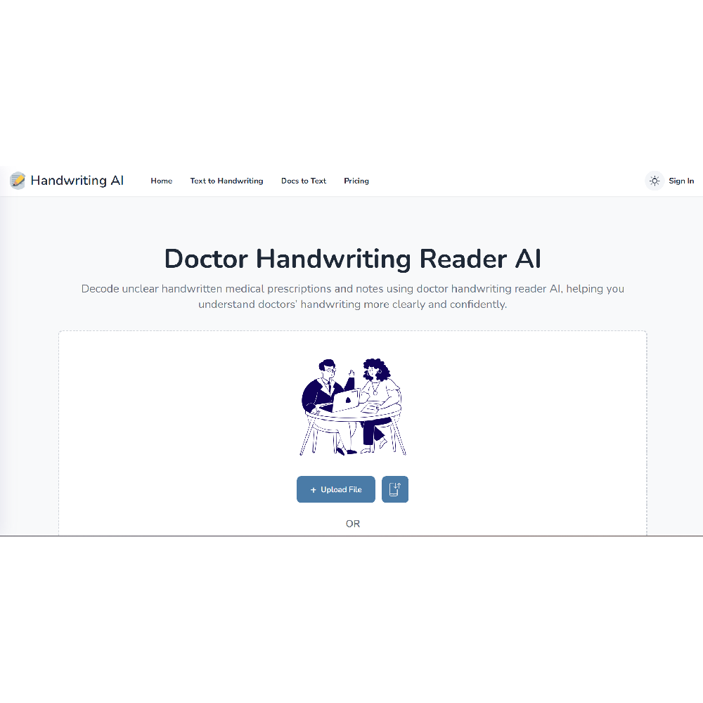 Doctor Handwriting Reader AI – Daidu.ai