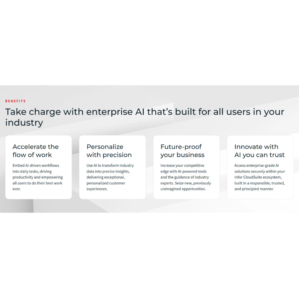 Infor – AI-Powered Sales & Inventory Predictions