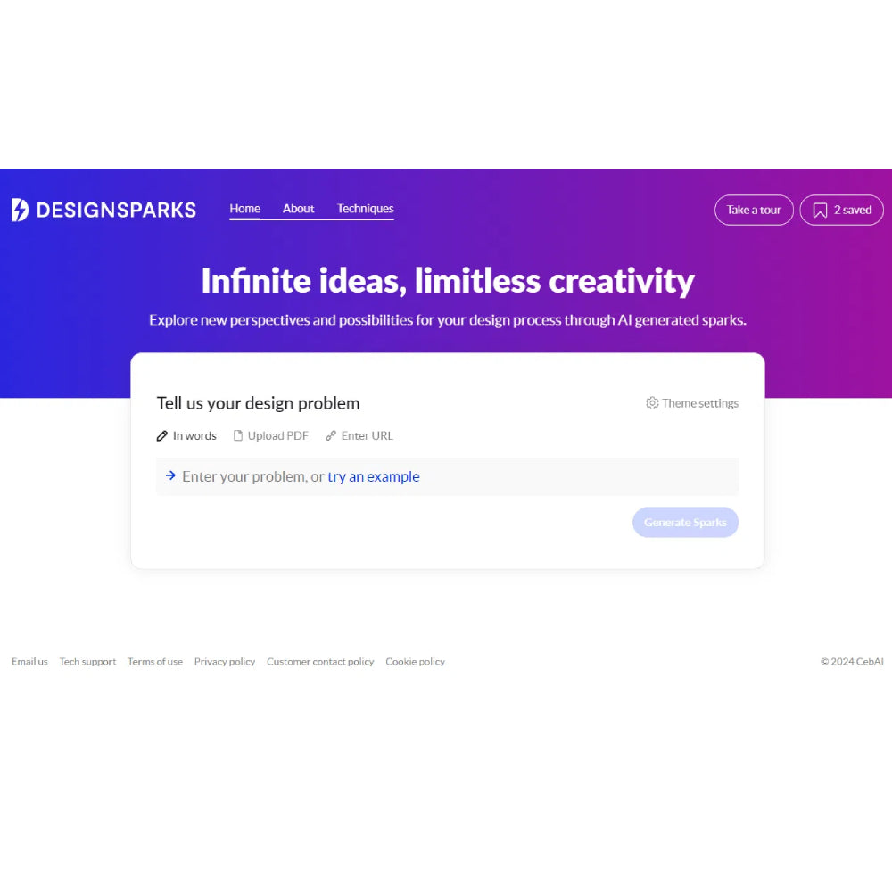Design Sparks – AI-Powered Creative Ideation for Designers