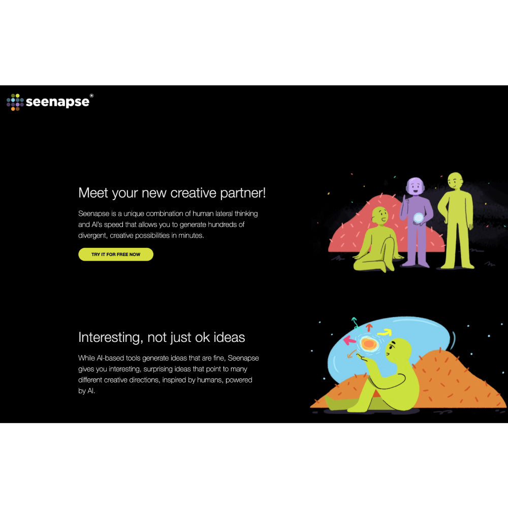 Seenapse – AI-Powered Ideation Platform for Creative Solutions