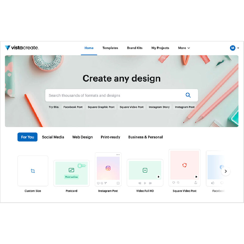 VistaCreate – AI-Powered Graphic Design & Creative Platform
