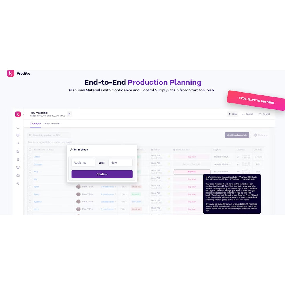 Prediko – AI-Powered Demand Forecasting & Inventory Management