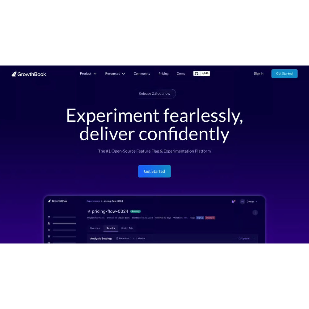 GrowthBook – Open-Source A/B Testing & Feature Flag Platform