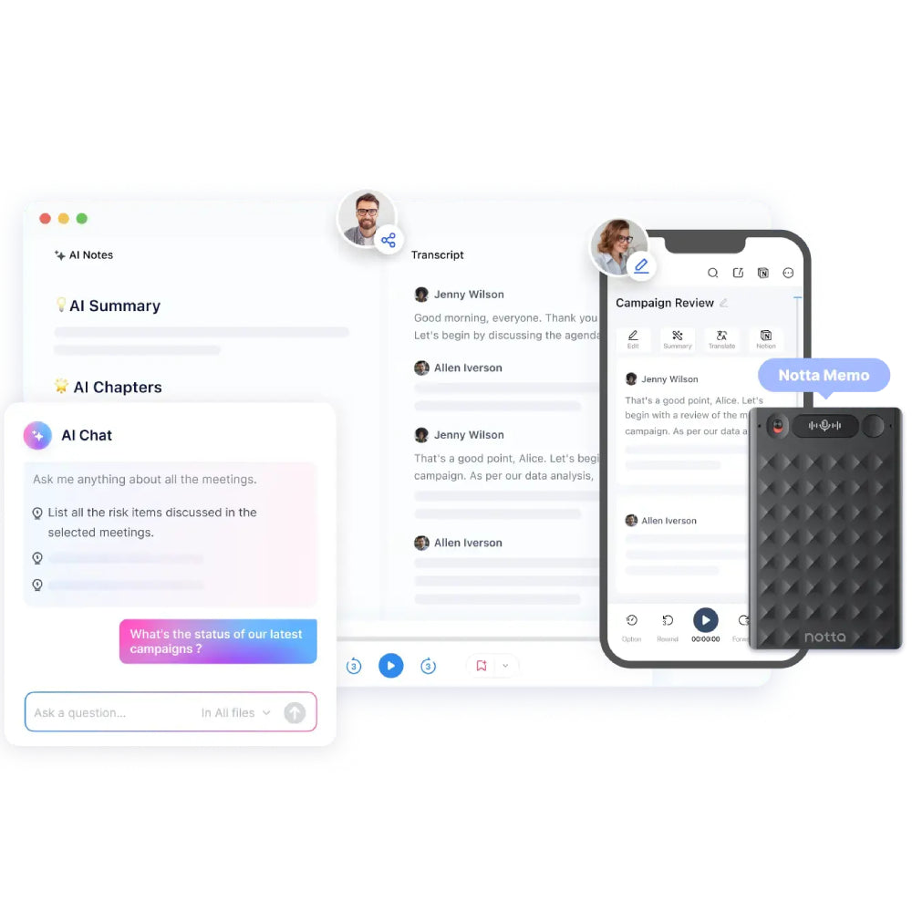 Notta – AI-Powered Real-Time Transcription & Note-Taking