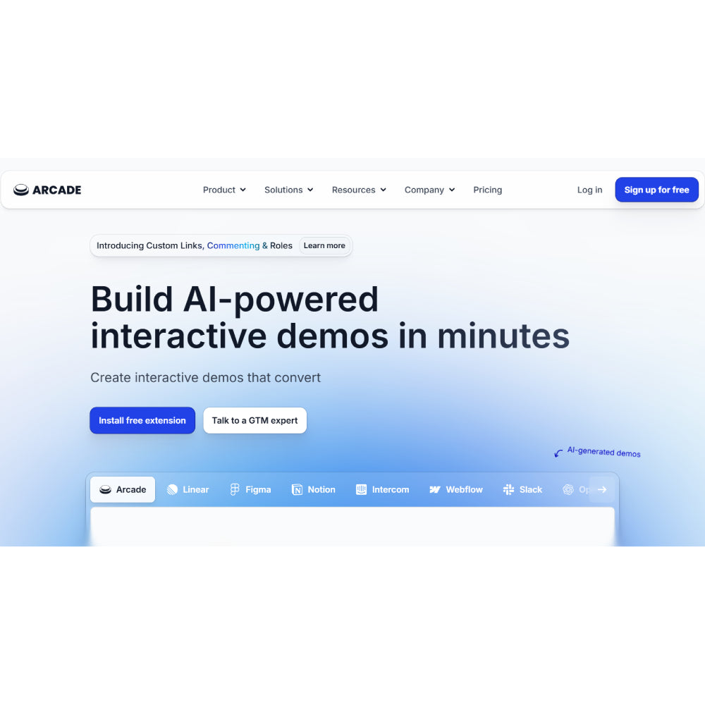 Arcade — Interactive Demo Platform for Product Storytelling