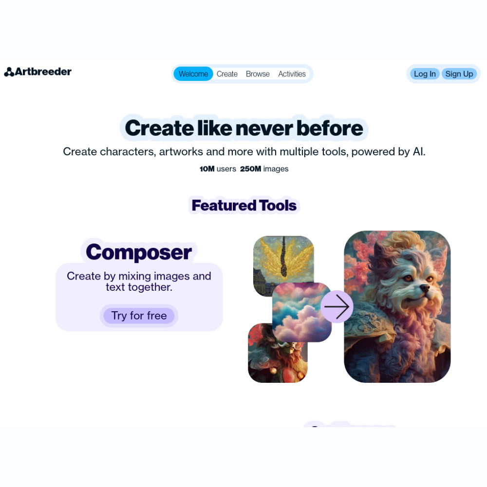 Artbreeder – AI-Powered Art Creation and Collaboration Platform