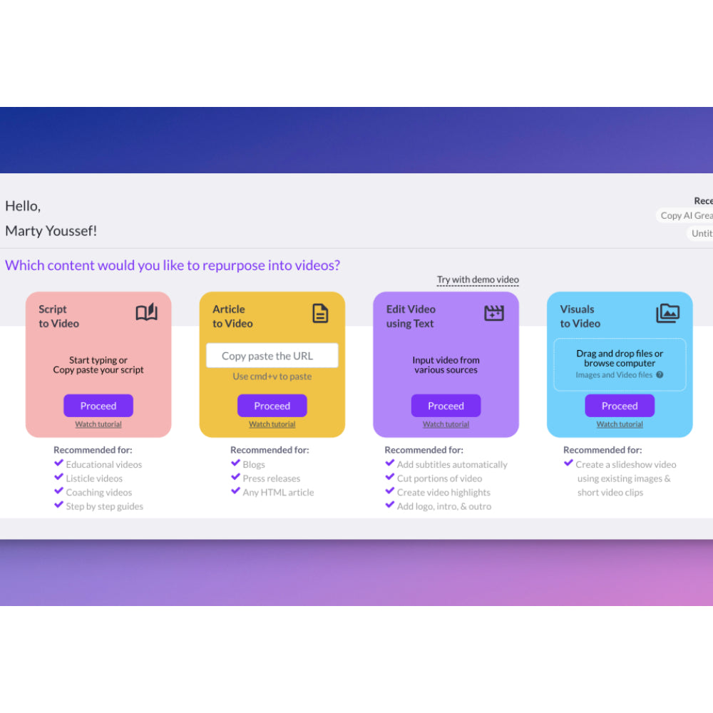 Pictory AI – AI-Powered Text-to-Video Creation Platform
