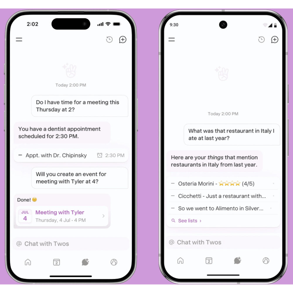 Twos – AI-Powered Personal Productivity & Task Management App