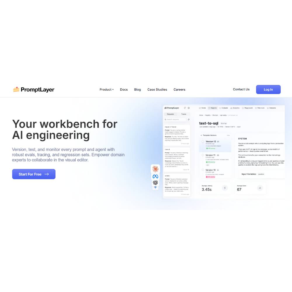 PromptLayer – AI Prompt Management & Monitoring Platform