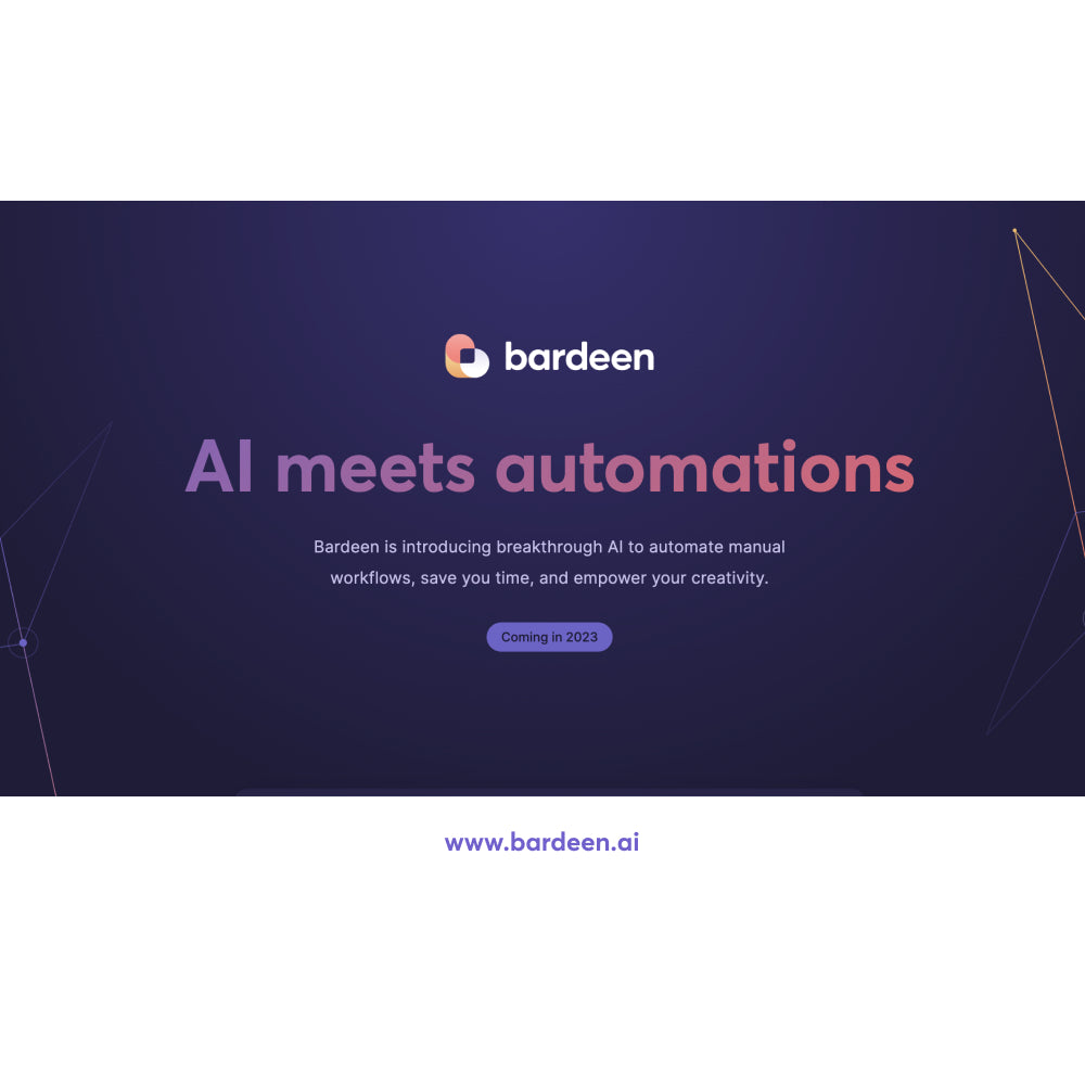 Bardeen – AI-Powered Workflow Automation & Productivity Tool