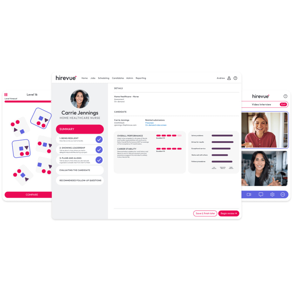 HireVue  – AI-Powered Recruitment & Talent Assessment Platform