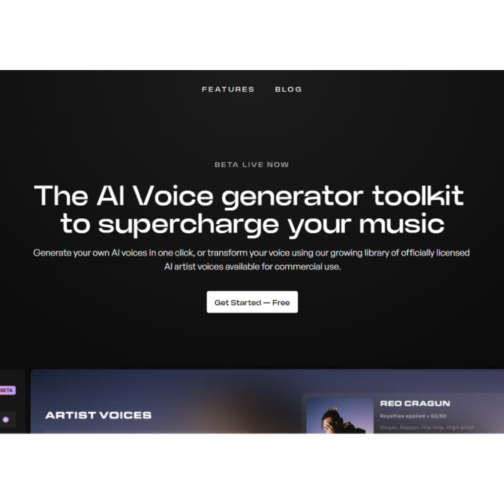 Kits AI – AI Music Platform for Voice Cloning & Vocal Production