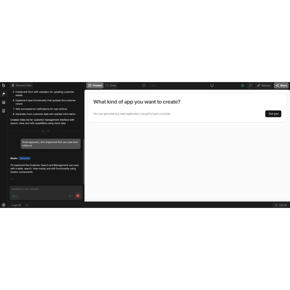 UI Bakery – Low-Code Frontend & Dashboard Builder