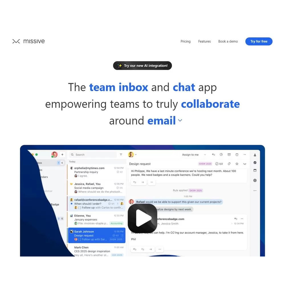Missive – AI Email & Team Collaboration Productivity
