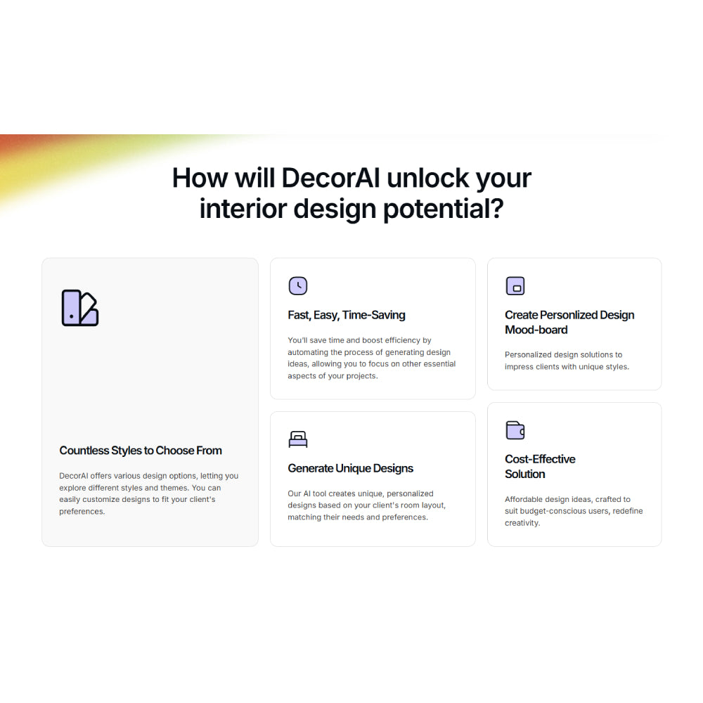 DecorAI – AI Interior Design & Home Decoration