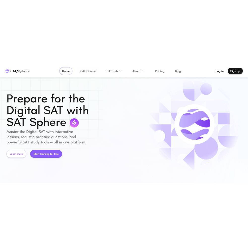 SAT Sphere — AI Exam Preparation and Strategy Platform