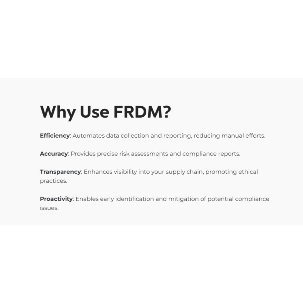 FRDM AI – AI-Powered Supply Chain Risk & Compliance Management